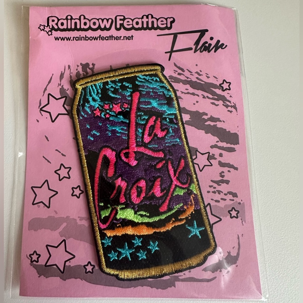Colorful La Croix Embroidered Patch